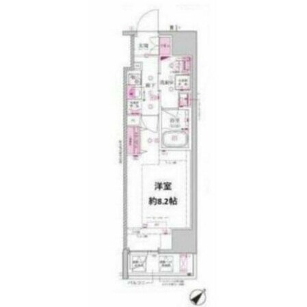 ベルシード西巣鴨の物件間取画像